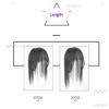 Yanamy 100% Human Hair Air Bangs Crown Topper with Side Temples, Clip in Mono Hair Topper for Women, 8" Light Brown view 3