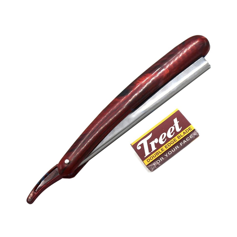 AAProTools New Barber Salon Cut Throat (Shavette) Straight Razor + 10 Blades