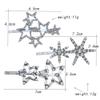 3PCS Fashion Bobby Pin Alloy Hair Pins Hair Barrette Metal Hair Clips for Women Lady Hairpin Side Clip Hair Accessories (Style 1) view 2