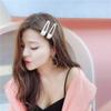2PCS Lady Women Sweet Rhinestone Hairpin Wedding Crystal Duckbill Pin BB Hairgrip Alligator Clip Alloy Hair Accessories (A #) view 4