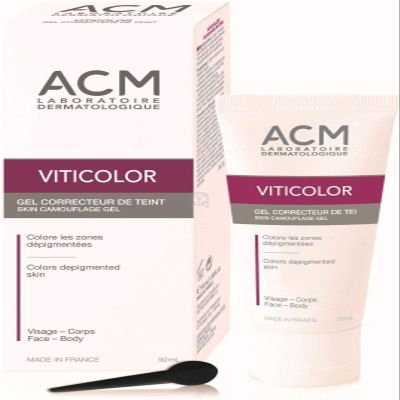 ACM Laboratoire Viticolor Camouflage Gel for Vitiliginous Skin 50ml. FREE P&P Skin Beauty Gift