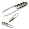 1 Pc Tweezer Stainless Steel Make Up Eyelash Eyebrow Hair Removal With LED Light view 1
