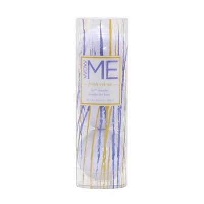 Wow Me Wow Me Fresh Citrus Bath Bombs Set, 3count