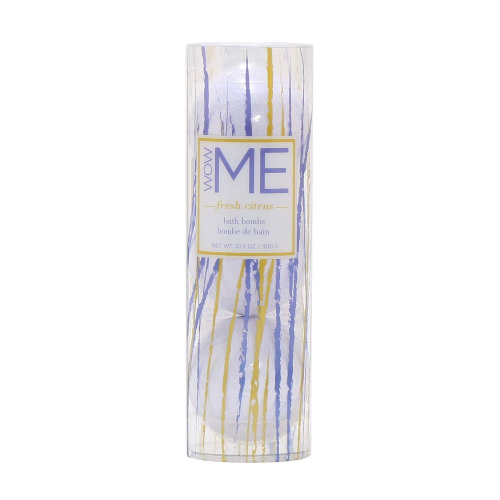 Wow Me Wow Me Fresh Citrus Bath Bombs Set, 3count