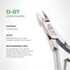 NGHIA Cuticle Nipper - D-07 JAW 16 | Stainless Steel | Durable and Sharp | Ergonomic Design | Grey Plated | Ideal for Salons and Home Use view 3