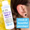 Urban ReLeaf PIERCING RELIEF Solution ! Safely Clean, Soothe & Gently Calm New, Irritated and Bumpy Piercings. 100% Natural Sea Salt, Tea Tree, Rosemary view 3