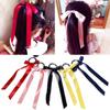 12PCS Fashion Bowknot Scrunchie Colorful Satin Elastic Tie Bands Hair Rope Rubber Band Ponytail Holder Elastic Hair Ties for Hair Accessories view 1