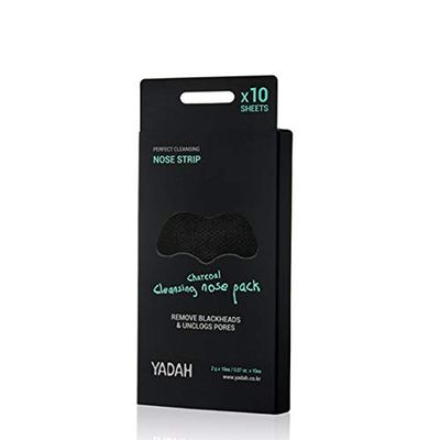 YADAH Charcoal Cleansing Nose Pack 10pcs Easy Use Pore Astriction