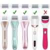 3 Different Replacement Roller Head for IWEEL/CIVYPRO/OTAZWA/ADAMPARK/ZIKILLYA/ELMCHEE/NICEBIRDIE Foot File Pedicure Tools for Feet Callus Shaver Pedicure kit for Cracked Heels and Dead Skin view 3