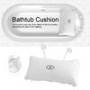 Qioni Bathtub Pillow, Non-Slip Bathtub Spa Pillow Bath Cushion Bathtub Pillow Head Neck Support with Suction Cups for Spa or Bath view 2