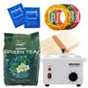 Waxness Green Tea Stripless Waxing Kit with 35.27 oz / 1 kg Wax view 1
