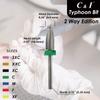C & I Typhoon Bit, 2 Way, Fast Remove Acrylics or Gels, Both for Left Handed & Right Handed, Carbide Nail Drill Bit Electric Manicure Drill & Accessory (3XC) view 4