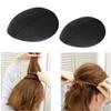 4 Pcs 2 Pairs Black Sponge Bump It Up Volume Hair Base Pads, Fluffy Padding Inserts for Hairstyle Bum Maker, Braid Holder for Women Girls view 1