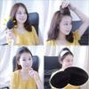4 Pcs 2 Pairs Black Sponge Bump It Up Volume Hair Base Pads, Fluffy Padding Inserts for Hairstyle Bum Maker, Braid Holder for Women Girls view 3