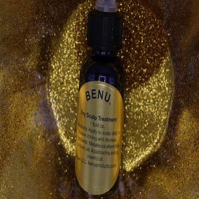 Benu Dry Scalp Oil Treatment - 100% Natural with Neem and Tea Tree Oils