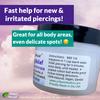 Urban ReLeaf PIERCING RELIEF Sea Salt Concentrate AFTERCARE ! Safely Clean, Soothe & Gently Calm New Irritated & Keloid Bump Piercings. Effective NON-iodized Dead Sea Salt, Tea Tree Rosemary view 4