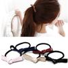 12Pcs Modern Simple Bow Hair Band Elastic Bows Ponytail Holder Rubber Band Tie Hair Rope Hair Scrunchies Bowknot Hair Accessories for Women Headwear view 1