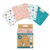 Carrs/Disques dmaquillants lavable, rutilisable, ultra-doux Ecologique, face 3D, motifs tendance - 100% cotton - FELL NATURAL view 1