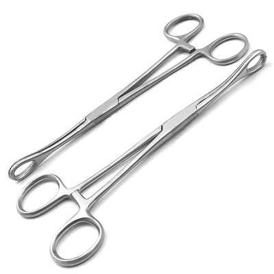 AAProTools Body Piercing Sponge Forceps Slotted & Unslotted 7" Stainless Steel Professional Septum Ear Nipple Belly Nose Tongue Lip Navel Eyebrow