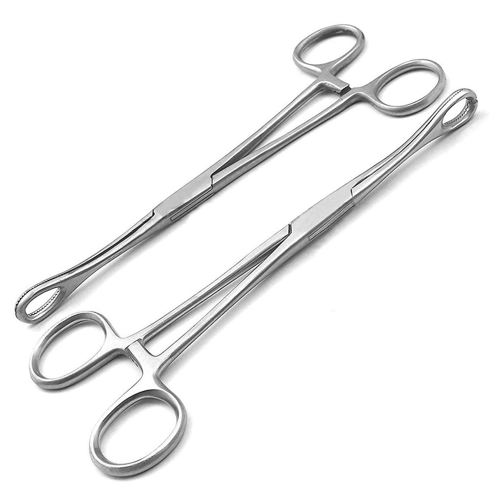 AAProTools Body Piercing Sponge Forceps Slotted & Unslotted 7" Stainless Steel Professional Septum Ear Nipple Belly Nose Tongue Lip Navel Eyebrow