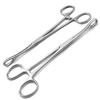 AAProTools Body Piercing Sponge Forceps Slotted & Unslotted 7" Stainless Steel Professional Septum Ear Nipple Belly Nose Tongue Lip Navel Eyebrow view 1