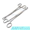 AAProTools Body Piercing Sponge Forceps Slotted & Unslotted 7" Stainless Steel Professional Septum Ear Nipple Belly Nose Tongue Lip Navel Eyebrow view 2