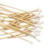 6 Swabs Cotton Stick Cotton Tipped Applicator Single Tip with Wooden Handle (600 Count) view 1