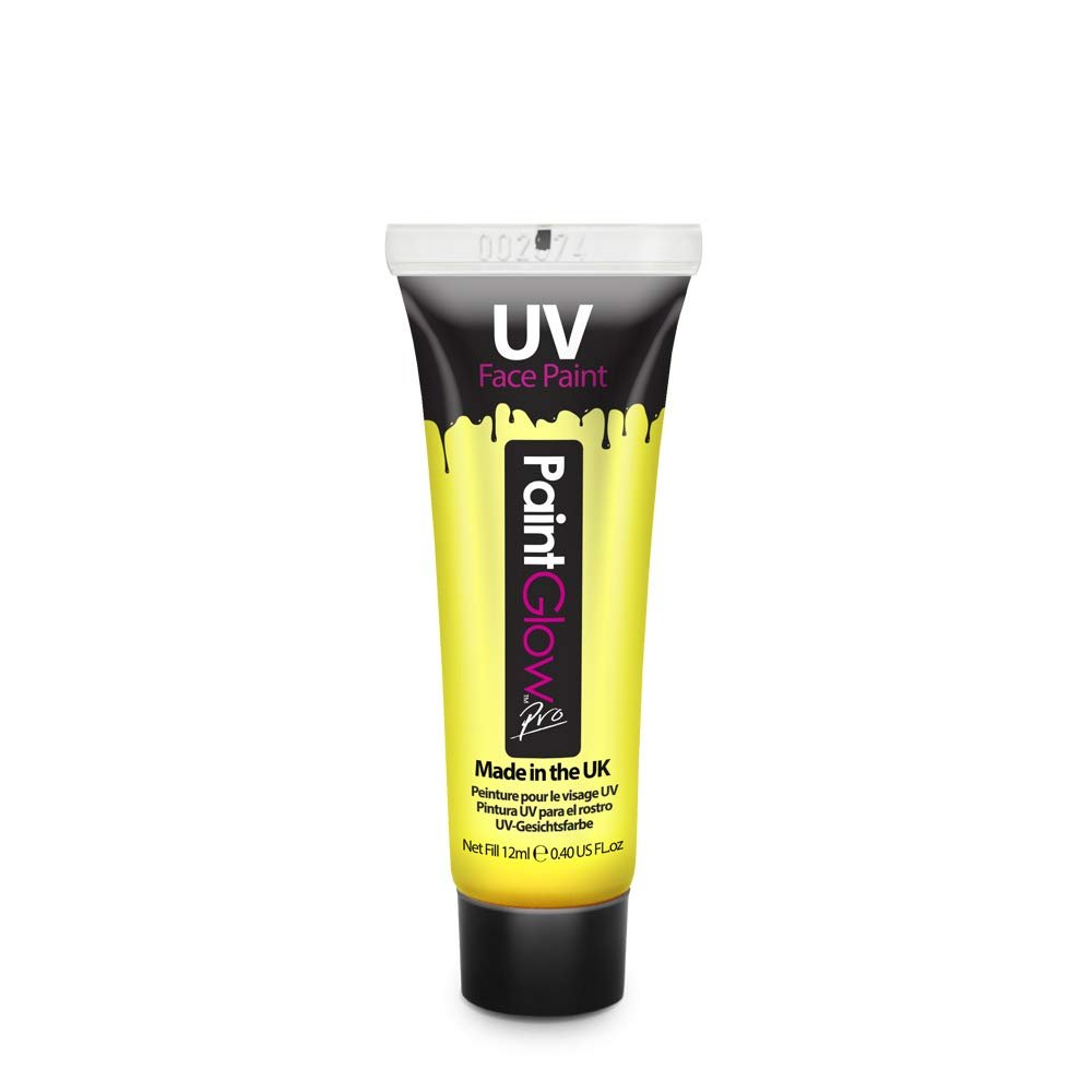 PaintGlow UV Pro Face & Body Paint in Yellow