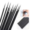 400 PCS Micro Applicator Brushes Disposable Eyelash Extension Microswab Mascara Wands Brush For Lash Remover Brush Tools Black(head diameter 1.5mm) view 3