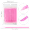 400 PCS Micro Applicator Brushes Disposable Eyelash Extension Microswab Mascara Wands Brush For Lash Remover Brush Tools Pink, Fine(2.0mm) view 2