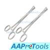 AAProTools Body Piercing Pennington Forceps Slotted & Unslotted 6" Stainless Steel Professional Septum Ear Nipple Belly Nose Tongue Lip Navel Eyebrow view 2
