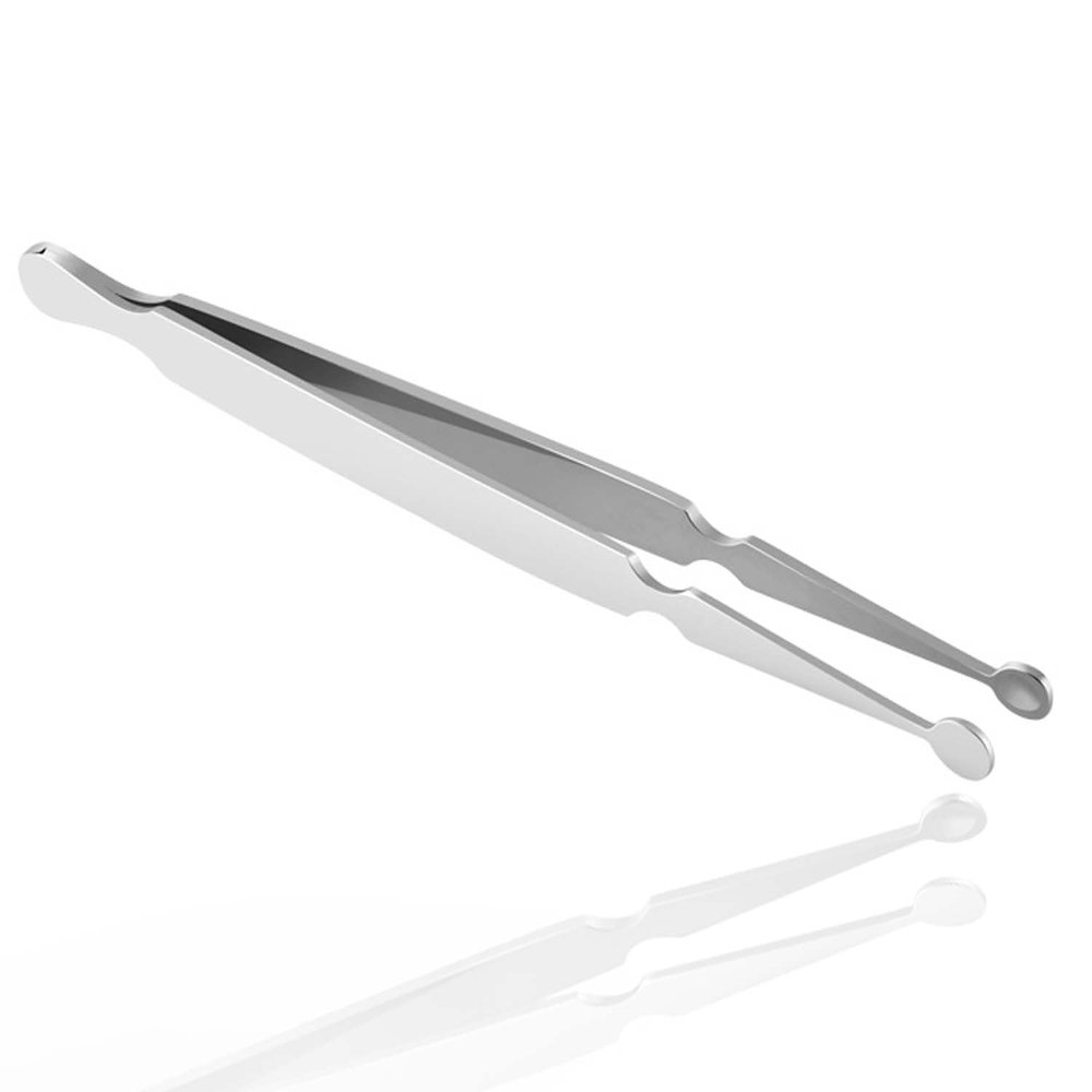 AAProTools Body Piercing Bead Holding Tweezers 4 3/4" Stainless Steel Professional Ear Nipple Belly Nose Tongue Lip Navel Eyebrow