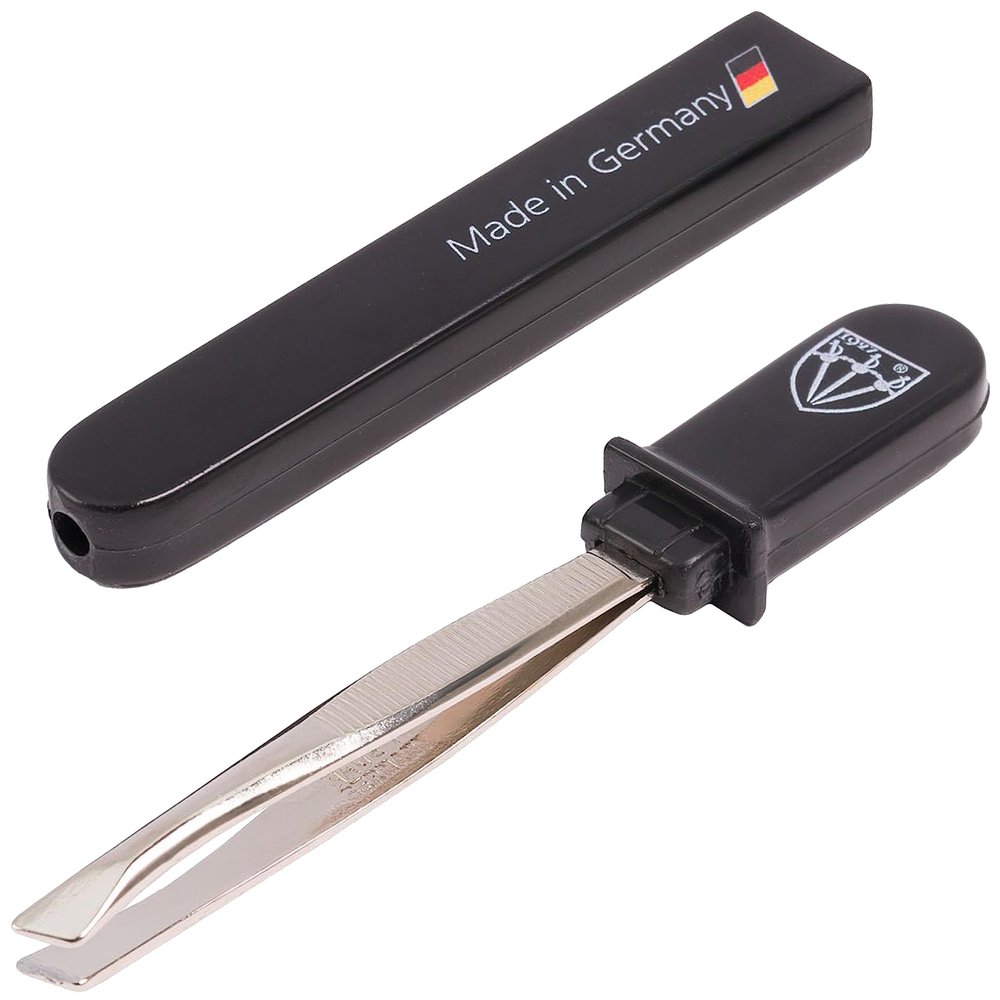 3 Swords Germany - Brand Quality Pocket Tweezers Manicure Pedicure Grooming for Professional Finger & Toe Nail Care by 3 Swords, Made in Solingen Germany (7407)