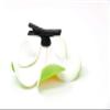 3.5" Hawaiian Plumeria Foam Flower Hair Clips Assorted 12 ct view 2