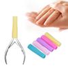 10PCS Manicure Silicone Protective Sleeve Cover for Nail Cuticle Scissors Dead Skin Scissors, Rotekt Cover Top for Nail Nippers, Hangnail Nipper Cover(02) view 1