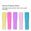 10PCS Manicure Silicone Protective Sleeve Cover for Nail Cuticle Scissors Dead Skin Scissors, Rotekt Cover Top for Nail Nippers, Hangnail Nipper Cover(02) view 2