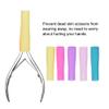 10PCS Manicure Silicone Protective Sleeve Cover for Nail Cuticle Scissors Dead Skin Scissors, Rotekt Cover Top for Nail Nippers, Hangnail Nipper Cover(02) view 4