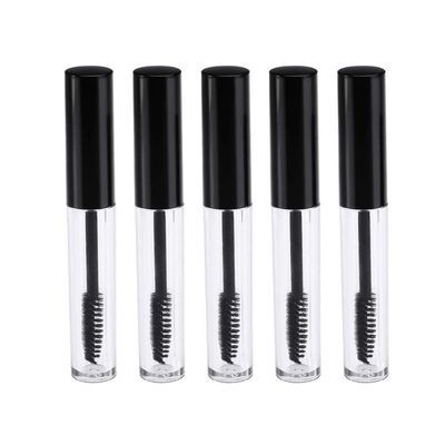 10Ml Empty Eyelashes Tube, 5Pcs Empty Clear Eyelashes Tube Mascara Brush Eyelash Wand Bottle