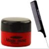 Magic Move Hair Product Cream by Supremo Japan (with Sleek Steel Pin Tail Comb) Japanese Creme Pomade Clay (HARD (Red) - 4.2 oz LARGE) view 1