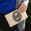 Voter Tattoo Style Eagle with Rose Makeup Cosmetic Bag Organizer Pouch view 3