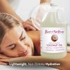 Best of Nature 100% Pure Fractionated Coconut Oil - Natural Massage Oil, Unscented Moisturizer for Men and Women, for Skincare and Hair Care, Carrier for Essential Oils, Half Gallon (64 fl oz) view 2