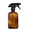 VASANA 1PCS 250ML/8oz Empty Refill Glass Boston Spray Bottle With Durable Black Trigger Makeup Cosmetic Storage Container for Essential Oil Cleaning Products Perfume Aromatherapy (Brown) view 2