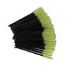 100pcs Disposable Eyelash Brushes Mascara Wand Applicator for Eyelash Extension Makeup Cosmetic Tool, Green view 1