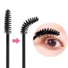 100pcs Disposable Eyelash Brushes Mascara Wand Applicator for Eyelash Extension Makeup Cosmetic Tool, Blue view 3