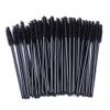 100pcs Disposable Eyelash Brushes Mascara Wand Applicator for Eyelash Extension Makeup Cosmetic Tool, Black view 1