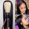 13x6 HD Lace Front Wigs Human Hair Straight Pre Plucked HD Transparent Lace Front Human Hair Wigs Brazilian Glueless Lace Frontal Wig 180% Density 18inch view 2