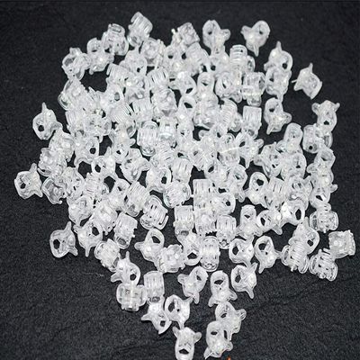100pc/pack 1cm Hair Claws Clip for Women Girls Plastic Mini Hairpin Hair Clip Clamp Hair Accessories Gifts (100pcs clear)