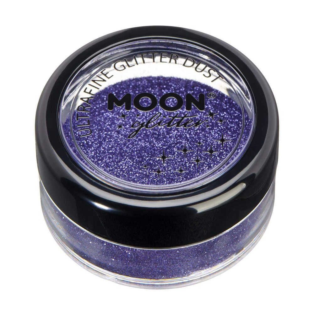 Classic Ultrafine Glitter Dust by Moon Glitter  100% Cosmetic Glitter for Face, Body, Nails, Hair and Lips - 5g - Lavander