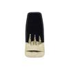 3Pcs EyeBrow Tweezers set With Straight, Slanted, Pointed Tweezers in Black Color on Golden Heart painted in Golden Glitter Pouch view 4