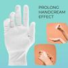 ANSMIO Cotton Gloves - 3 Pairs White, Moisturizing Night Gloves for Dry Hands, Size M view 2